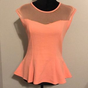 Pretty in Peach! Sleeveless blouse